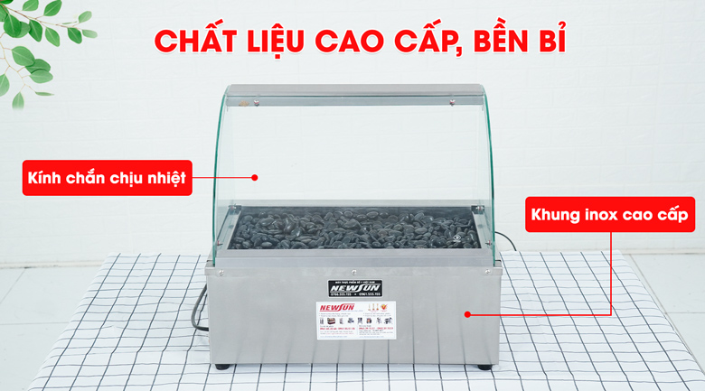 Máy nướng xúc xích CY350 Chất liệu inox cao cấp có độ bền cao