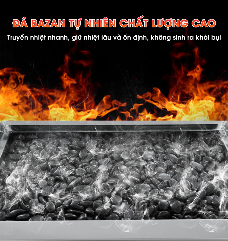 Máy nướng xúc xích CY350 Đá bazan tự nhiên chất lượng cao