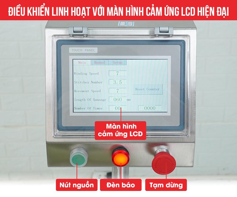 Trang bị màn hình cảm ứng, điều khiển linh hoạt, chính xác 