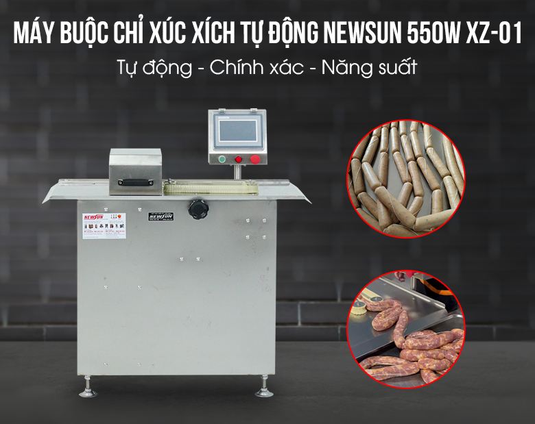 Máy buộc chỉ xúc xích tự động 550W-XZ-01