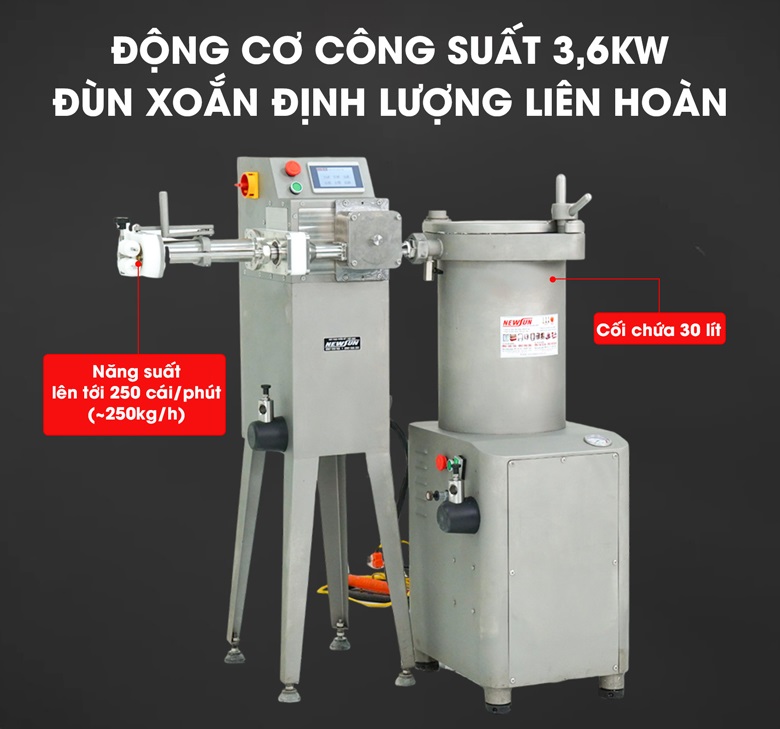 Động cơ công suất lớn, vận hành tự động Động cơ công suất lớn, vận hành tự động