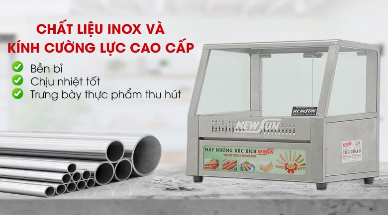 Chế tạo từ chất liệu tối ưu: Khung inox và kính cường lực trong suốt Chế tạo từ chất liệu tối ưu: Khung inox và kính cường lực trong suốt